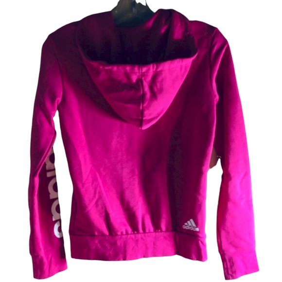 Adidas full zip hoodie Magenta-XS - Picture 2 of 10
